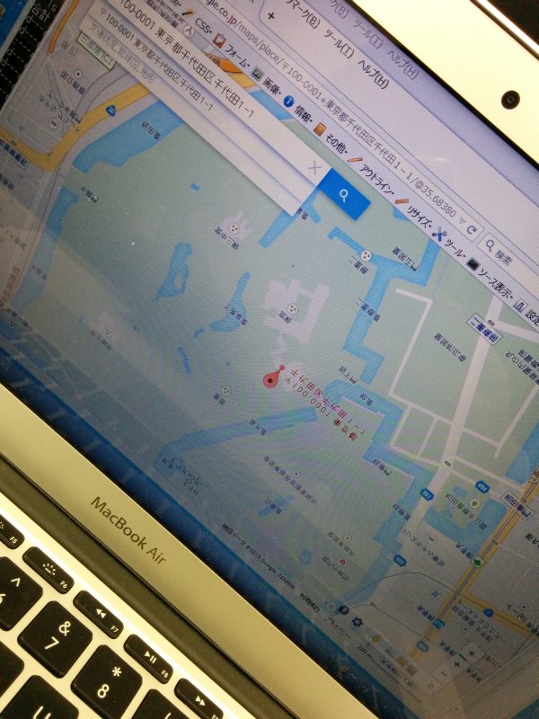 最近のGoogleMap