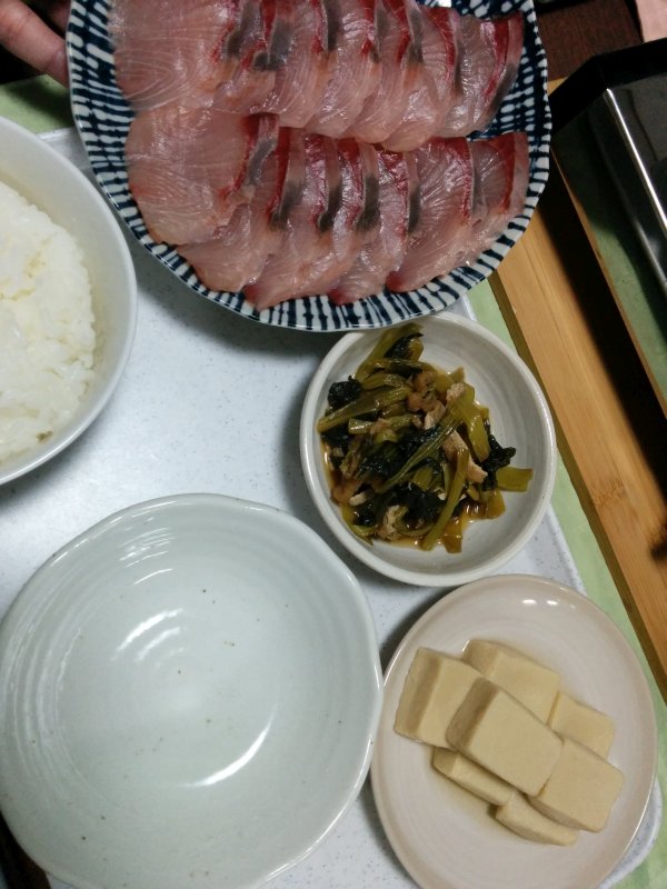 本日の夕食