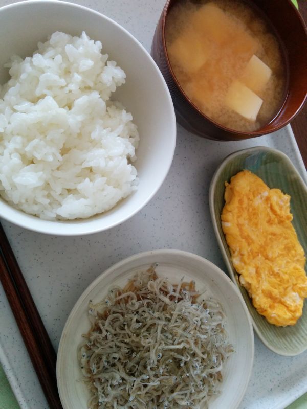 本日の朝食兼昼食