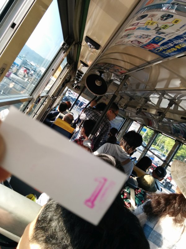 バスで移動