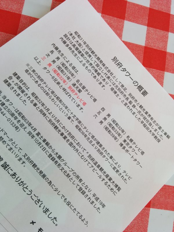 別府タワーの概要
