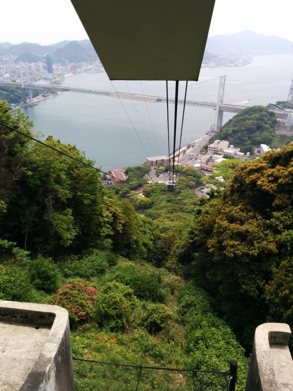 山頂側駅到着