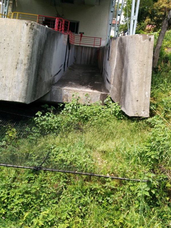 ゴンドラの離発着場