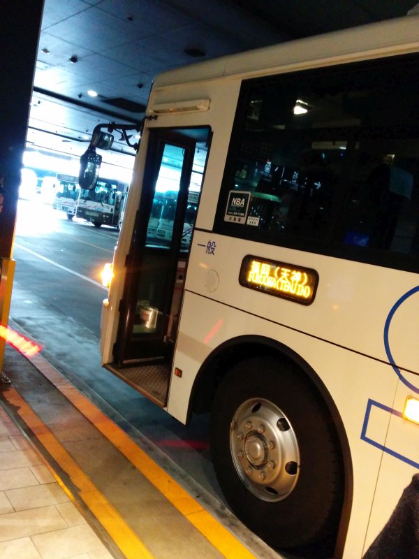 バス下車