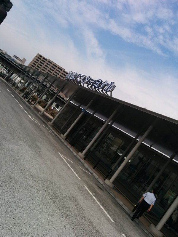 高松高速バスターミナル着