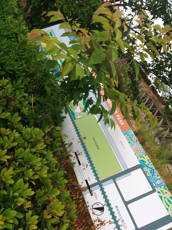 夢みなと公園案内板
