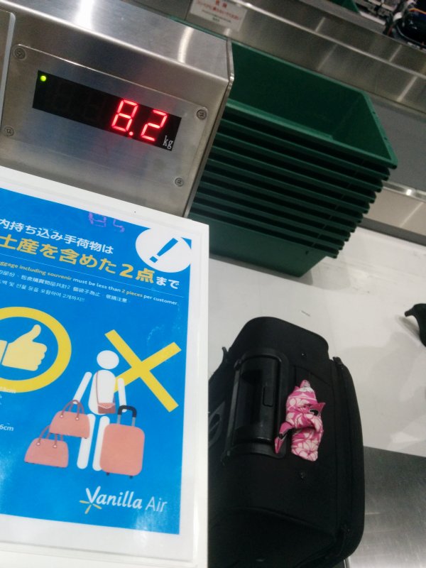 お荷物の重量