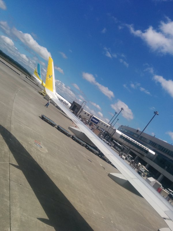 新千歳空港着