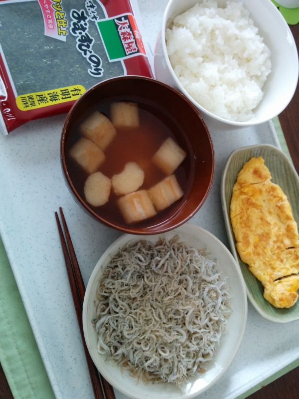 本日の朝食兼昼食