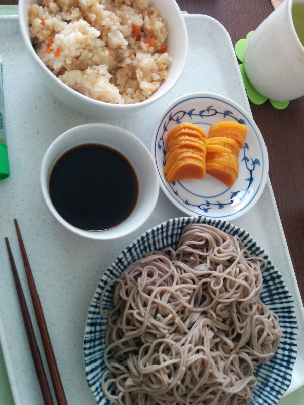 本日の朝食兼昼食