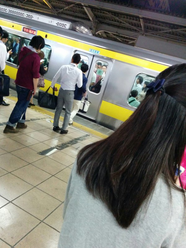 お帰り電車