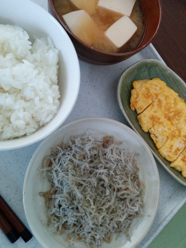 本日の朝食兼昼食