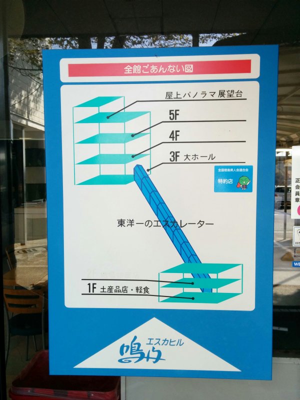 エスカヒル鳴門案内図