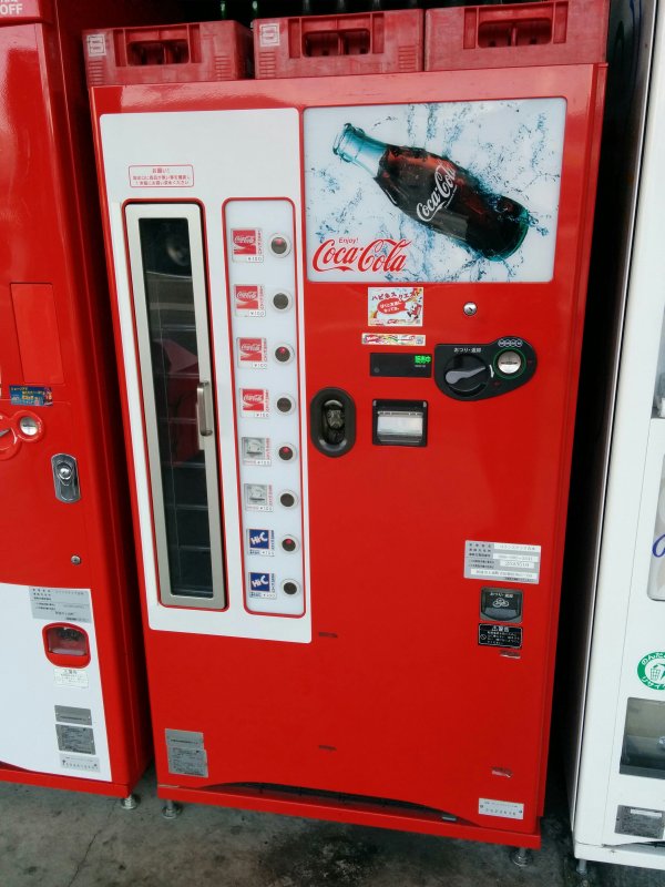 コーラの自販機