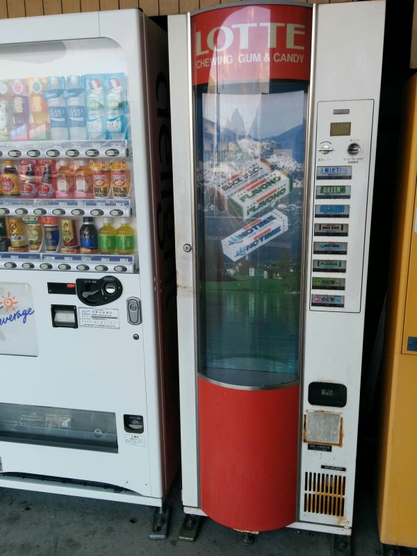 ロッテガムの自販機