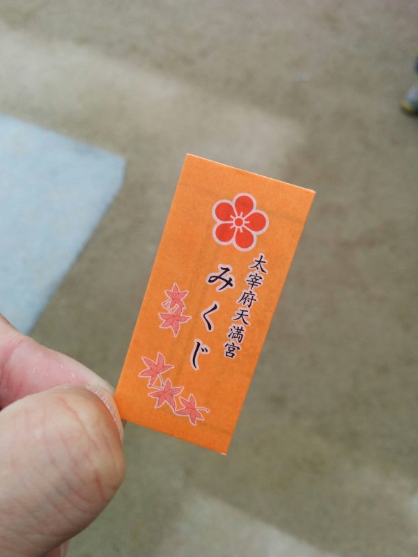 オレンジのおみくじ