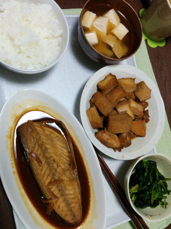 本日の夕食