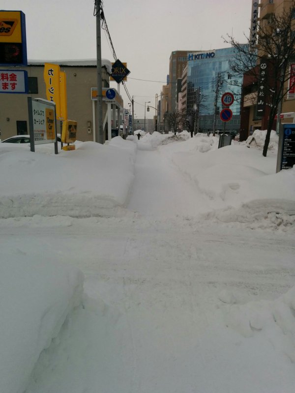 街中の歩行路