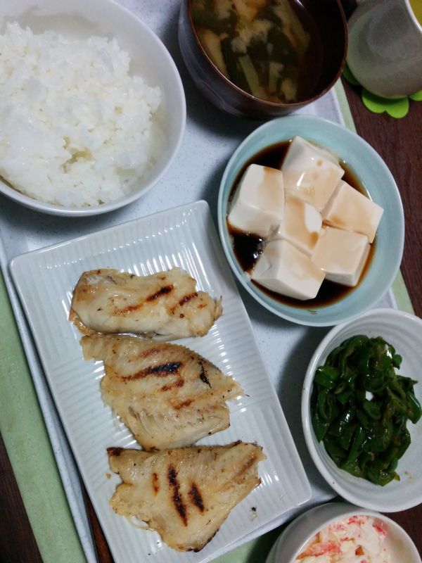 本日の夕食