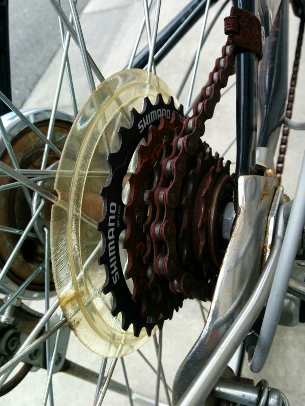 自転車の修理