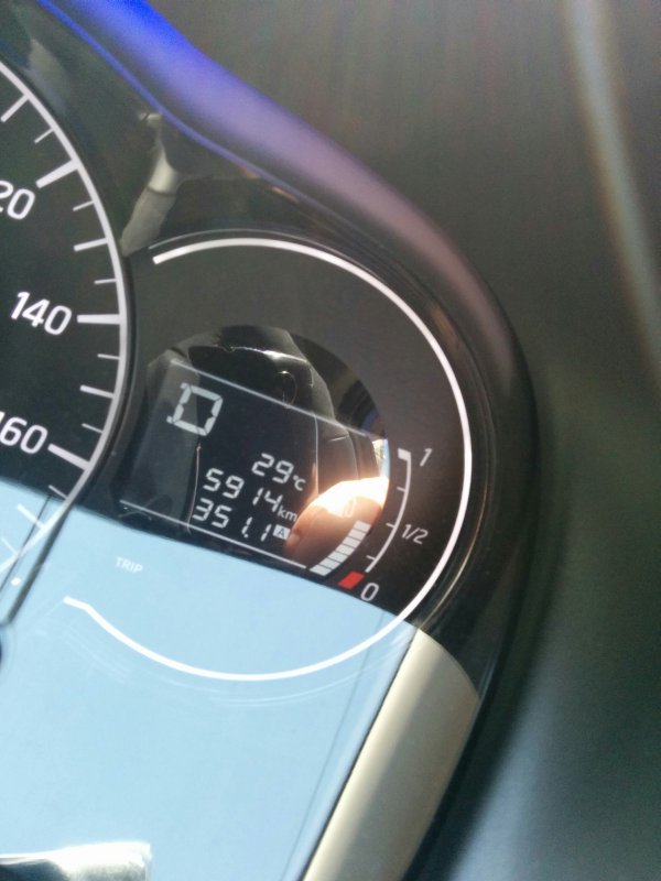 現在の車内温度