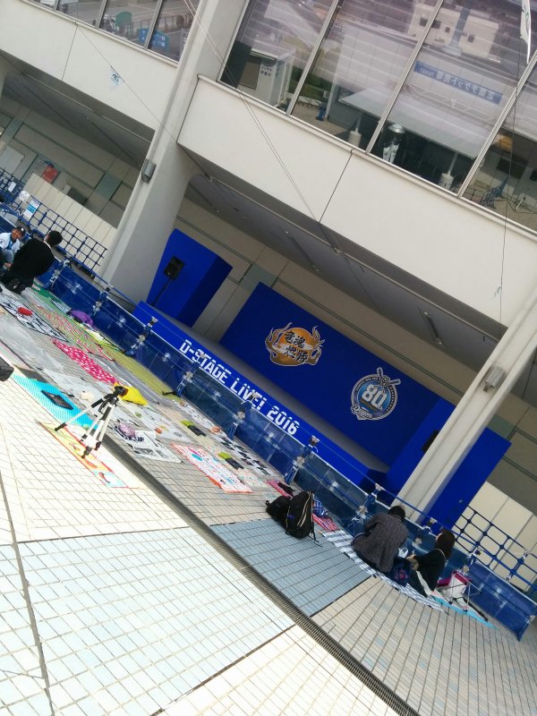 ステージ前風景