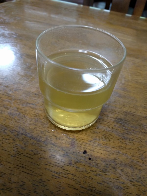熱いお茶