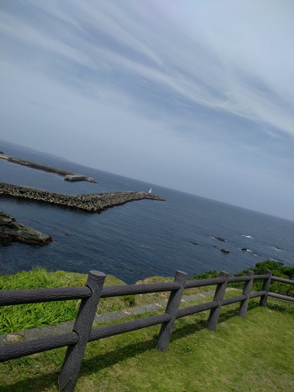 防波堤の光り物