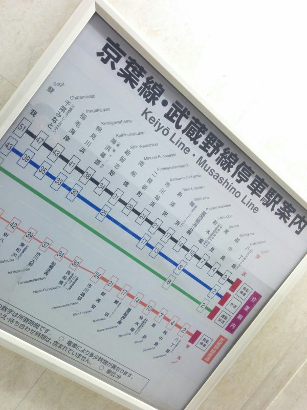 京葉線・武蔵野線停車駅案内