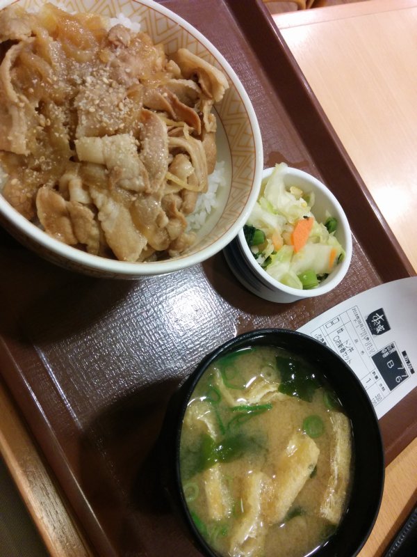 本日の夜食