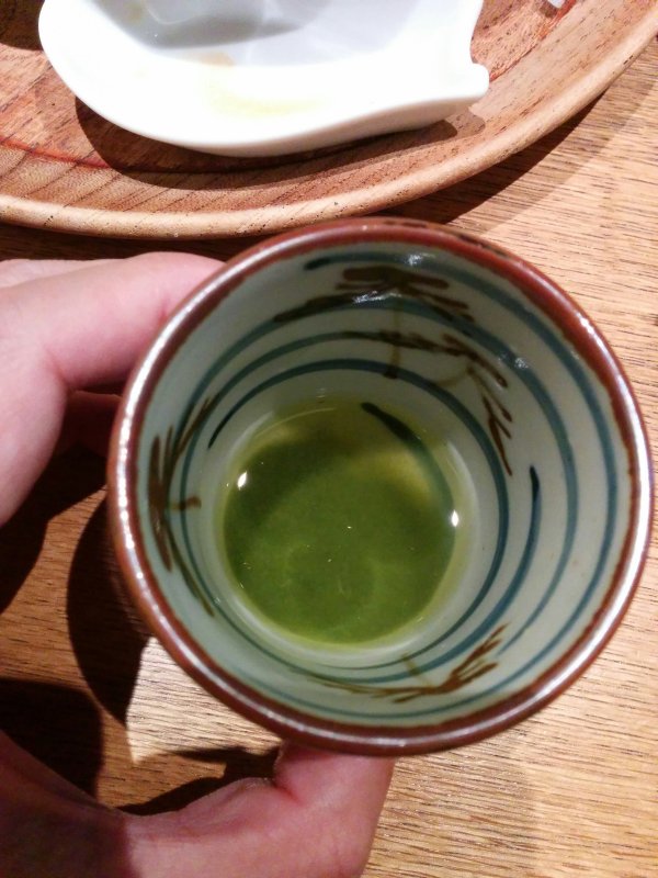 お茶が濃い