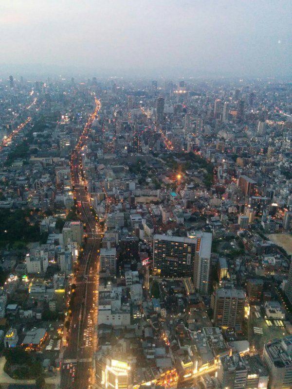 四天王寺方面の風景