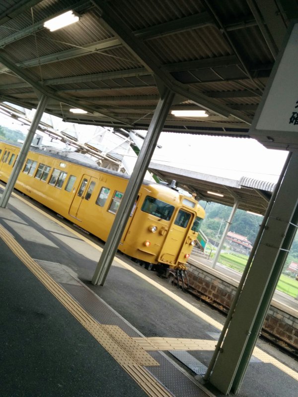 黄色の電車