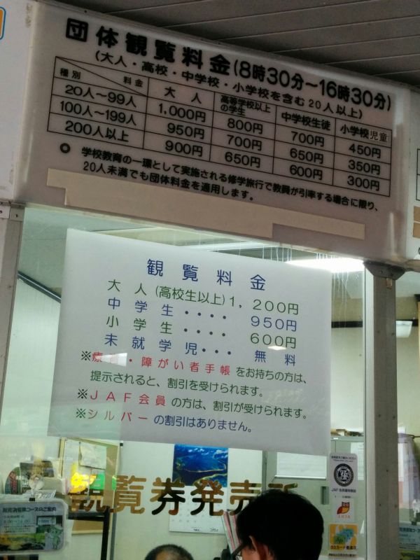 観覧料金