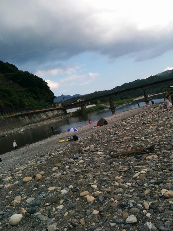 河原の様子