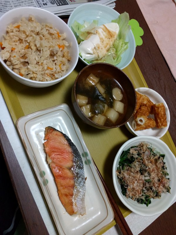 本日の夕食