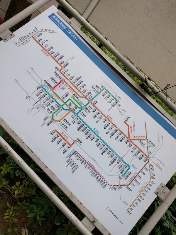 西武鉄道路線図