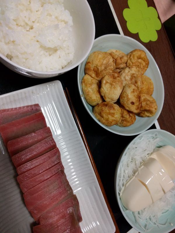 本日の夕食