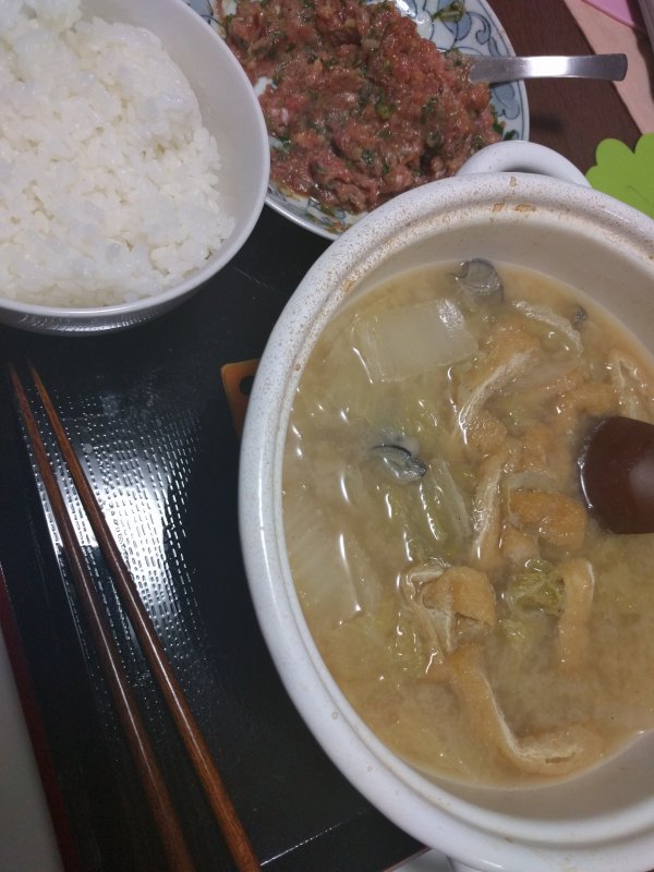 本日の夕食