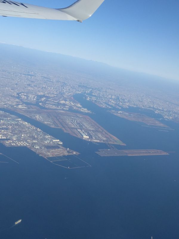 上から見た羽田空港