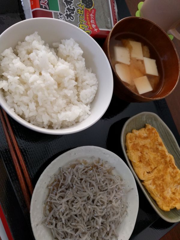 本日の朝食兼昼食