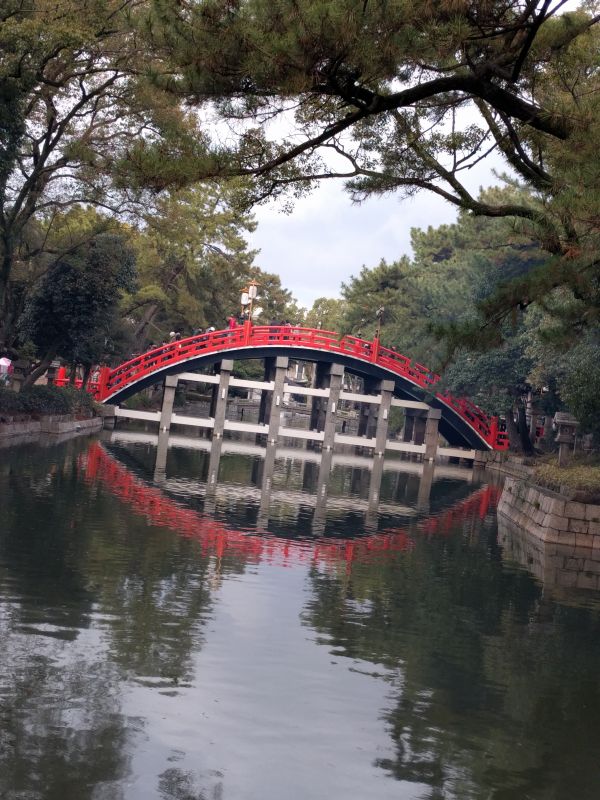 横から見た反橋