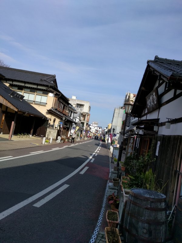 現在時間の参道の様子