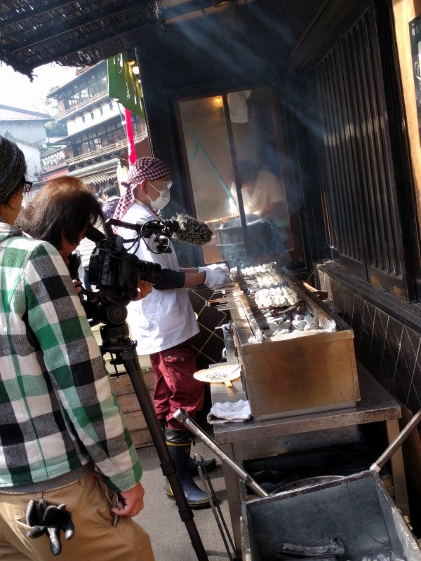うなぎ焼き焼き中