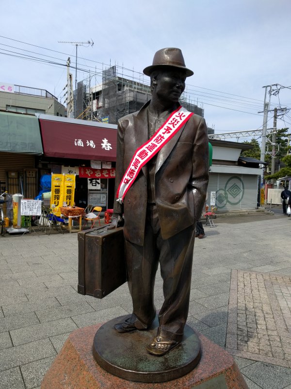 フーテンの寅像