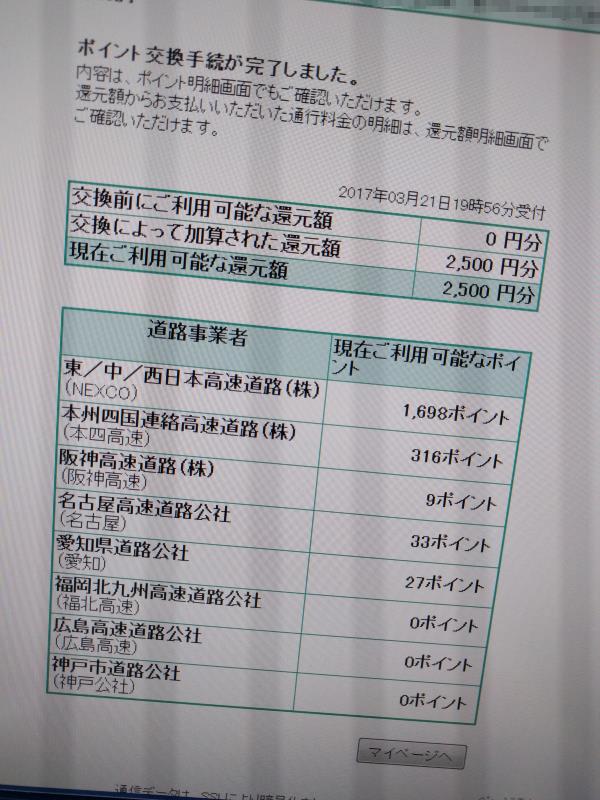 現在ご利用可能な還元額