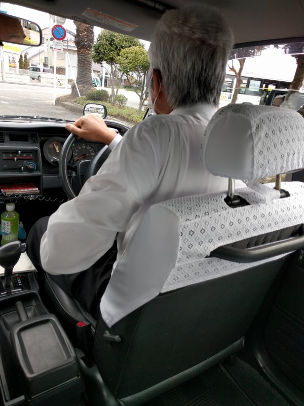 タクシーでワープ