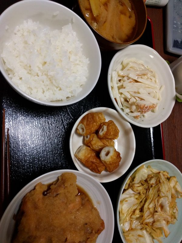 本日の夕食