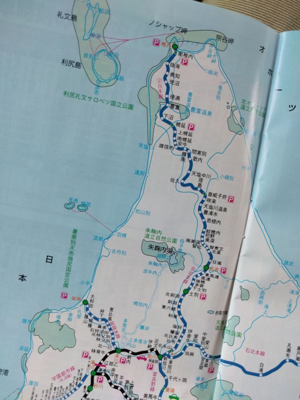 宗谷本線の路線図