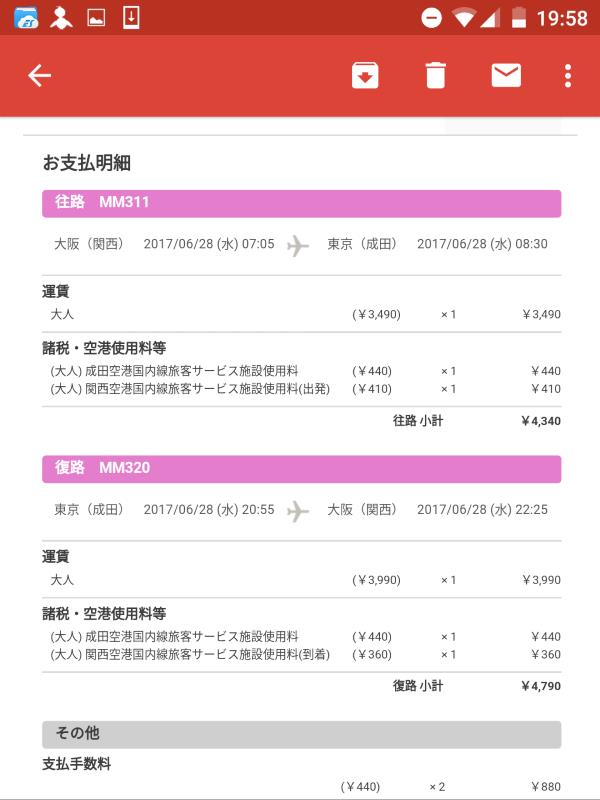 空港の施設使用料